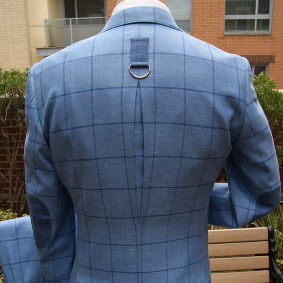 Blue Windowpane Suit - Picture 11 of 13